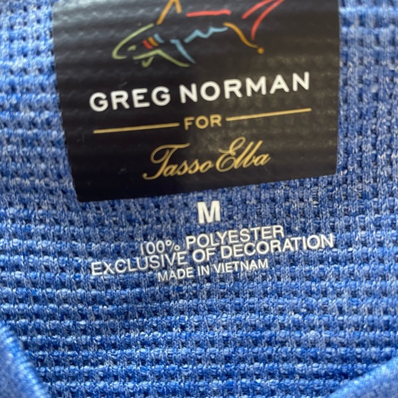 NWOT Greg Norman for Tasso Elba Performance Long Sleeve Tee - Picture 7 of 7